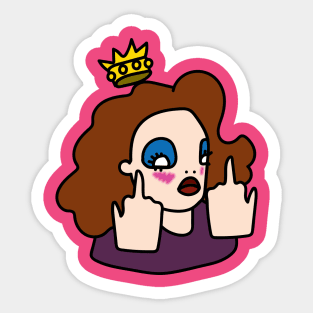 The Princess Disapproves Sticker